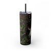 Skinny Tumbler with Straw – 20 oz Stainless Steel Cup