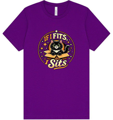 If I Fits, I Sits Adult Bella Canvas Shirt