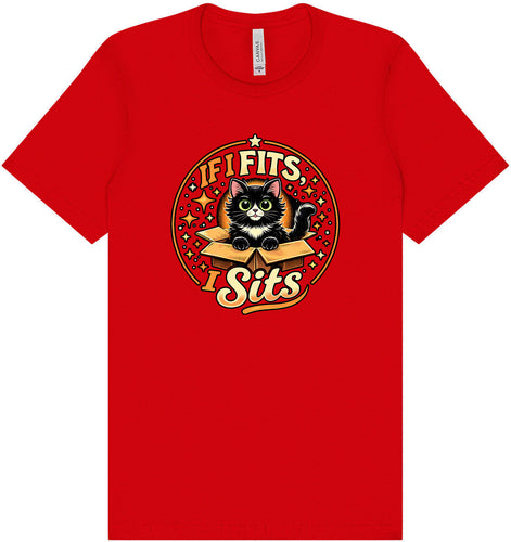 If I Fits, I Sits Adult Bella Canvas Shirt
