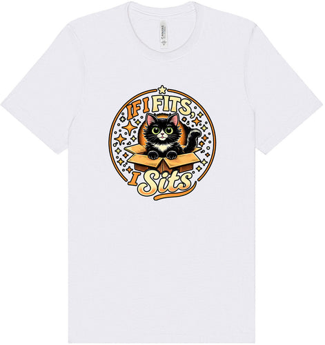If I Fits, I Sits Adult Bella Canvas Shirt