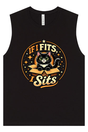 If I Fits, I Sits Muscle Tank