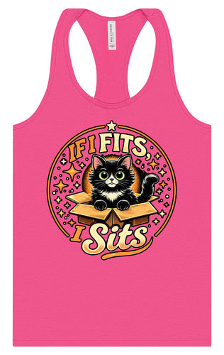 If I Fits, I Sits Women's Racerback Tank