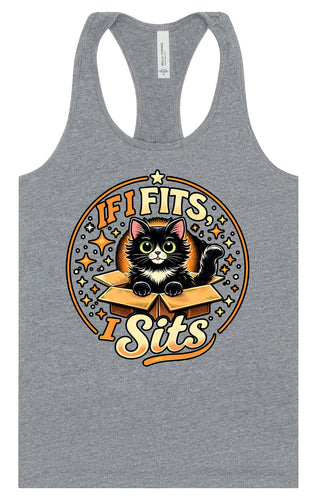 If I Fits, I Sits Women's Racerback Tank
