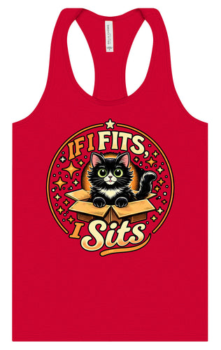 If I Fits, I Sits Women's Racerback Tank