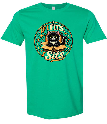 If I Fits, I Sits Adult Gildan Soft Shirt