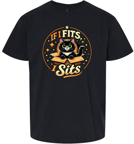 If I Fits, I Sits Children's Gildan Soft Shirt