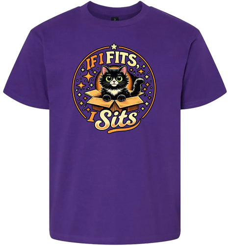 If I Fits, I Sits Children's Gildan Soft Shirt
