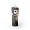 Skinny Tumbler with Straw – 20 oz Stainless Steel Cup