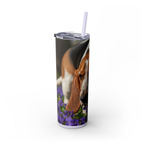 Skinny Tumbler with Straw – 20 oz Stainless Steel Cup