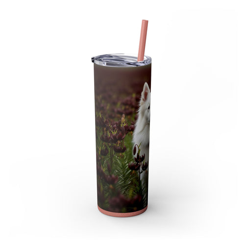 Skinny Tumbler with Straw – 20 oz Stainless Steel Cup