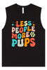 Less People, More Pups Muscle Tank