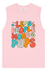 Less People, More Pups Muscle Tank