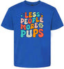 Less People, More Pups Children's Gildan Soft Shirt