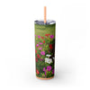 Skinny Tumbler with Straw – 20 oz Stainless Steel Cup