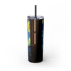 Skinny Tumbler with Straw – 20 oz Stainless Steel Cup