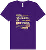 Drink Coffee and Say Bad Words Unisex V-Neck Shirt