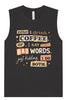 Drink Coffee and Say Bad Words Muscle Tank