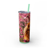 Skinny Tumbler with Straw – 20 oz Stainless Steel Cup
