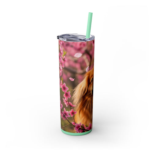 Skinny Tumbler with Straw – 20 oz Stainless Steel Cup