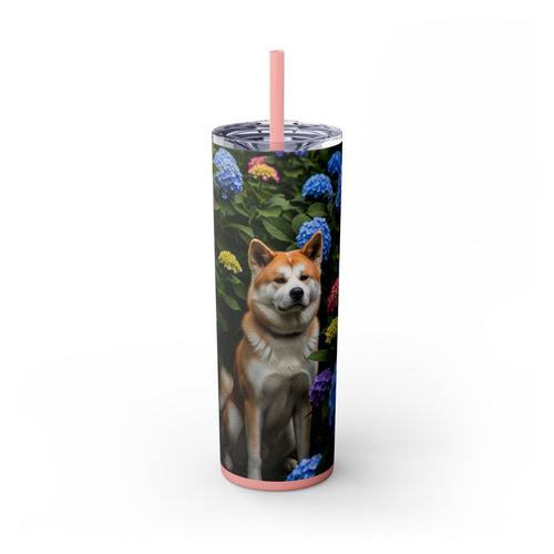 Skinny Tumbler with Straw – 20 oz Stainless Steel Cup
