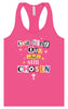 Crashing Out but Chosen Women's Racerback Tank