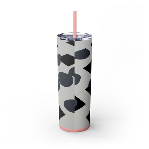 Skinny Tumbler with Straw – 20 oz Stainless Steel Cup