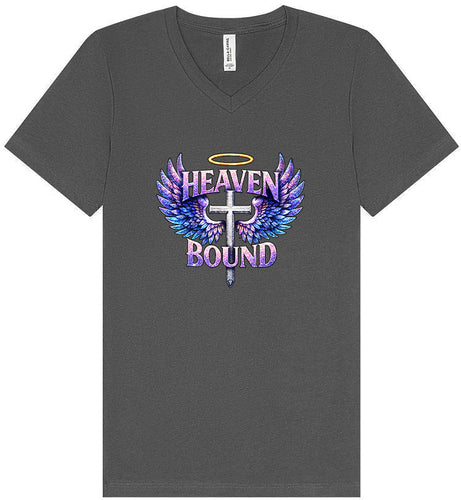 Heaven Bound Unisex V-Neck Shirt