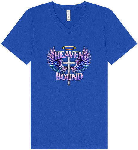 Heaven Bound Unisex V-Neck Shirt