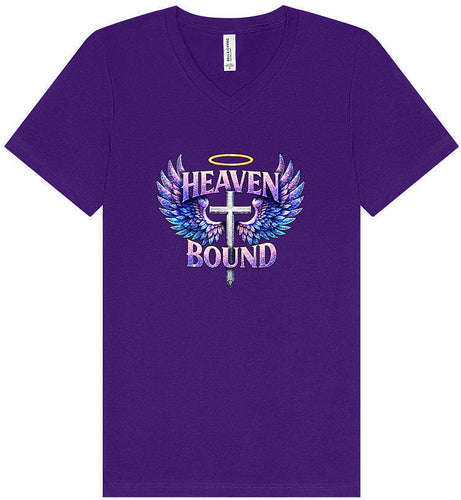Heaven Bound Unisex V-Neck Shirt