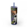 Skinny Tumbler with Straw – 20 oz Stainless Steel Cup