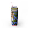 Skinny Tumbler with Straw – 20 oz Stainless Steel Cup