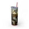Skinny Tumbler with Straw – 20 oz Stainless Steel Cup