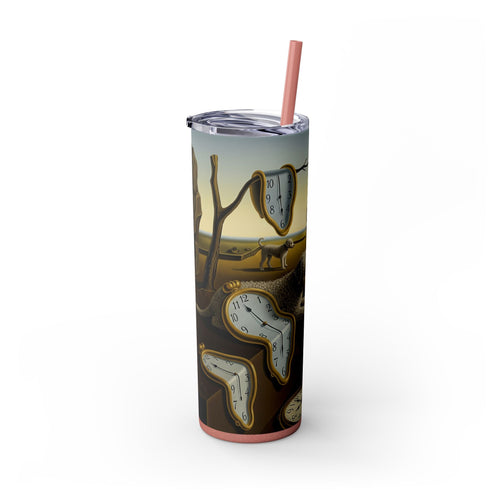 Skinny Tumbler with Straw – 20 oz Stainless Steel Cup