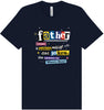 Dad with Wallet and Jokes Adult Bella Canvas Shirt