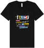 Dad with Wallet and Jokes Unisex V-Neck Shirt