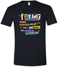 Dad with Wallet and Jokes Adult Gildan Soft Shirt