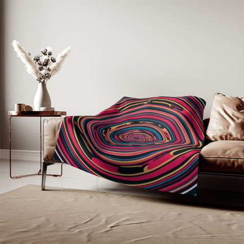Sweatshirt Blanket – Plush Fleece Throw, 2 Size Options