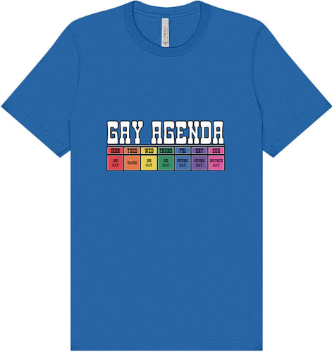Gay Agenda Adult Bella Canvas Shirt
