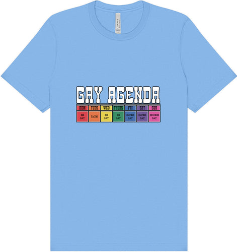 Gay Agenda Adult Bella Canvas Shirt