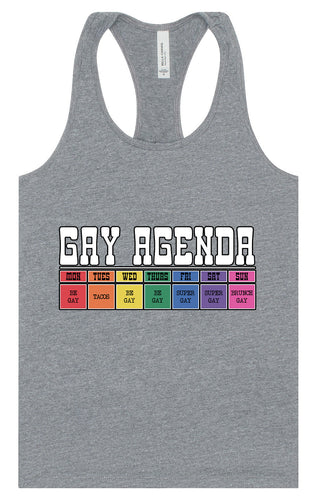 Gay Agenda Women's Racerback Tank