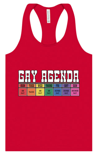 Gay Agenda Women's Racerback Tank