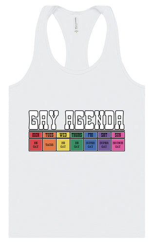 Gay Agenda Women's Racerback Tank