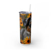 Skinny Tumbler with Straw – 20 oz Stainless Steel Cup