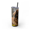 Skinny Tumbler with Straw – 20 oz Stainless Steel Cup