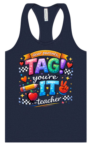 Tag You're It! Women's Racerback Tank