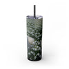 Skinny Tumbler with Straw – 20 oz Stainless Steel Cup