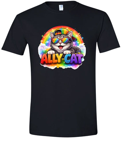 Ally Cat Adult Gildan Soft Shirt
