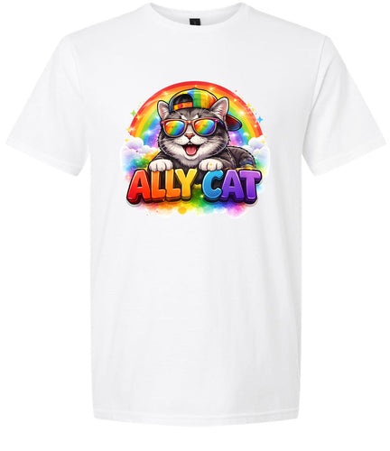 Ally Cat Adult Gildan Soft Shirt