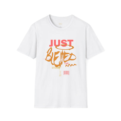 Just Blessed Graffiti Graphic Tee — Urban Faith Inspirational T-Shirt