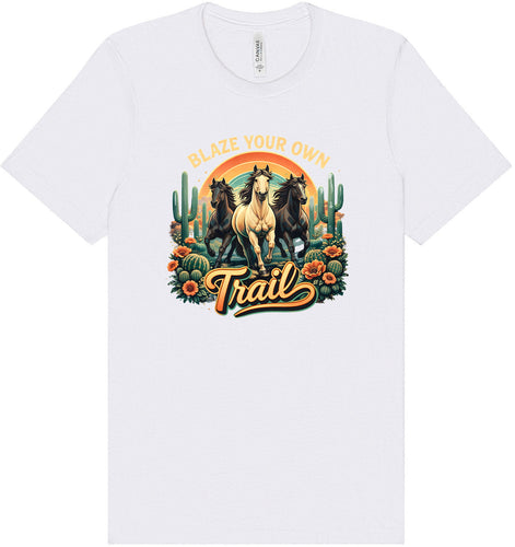 Blaze Your Own Trail Adult Bella Canvas Shirt